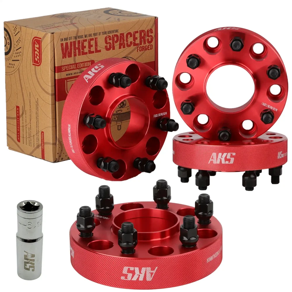 Espaciadores de Ruedas Hub-Centric 6×139.7 de 1.5 Pulgadas para Chevrolet Silverado Tahoe 4WD Suburban GMC Sierra Yukon – Centrador 78.1mm M14x1.5 | AKS-WS24-150
